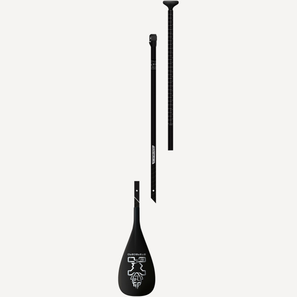 Весло для SUP board ENDURO CARBON - 29MM 3 PCS ADJ CARBON S35 (M; черный)